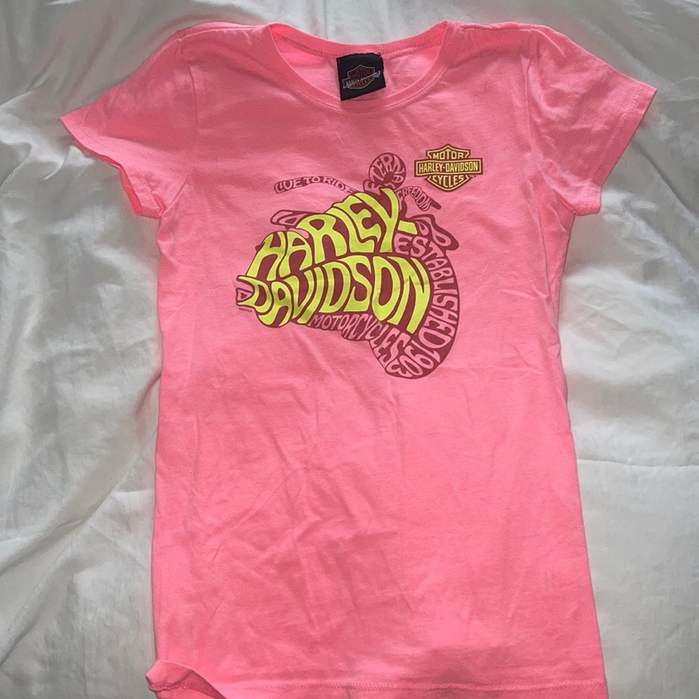 Harley Davidson pink Las Vegas tshirt
